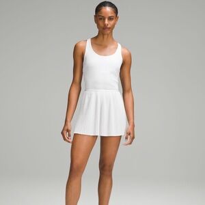 NWT Lululemon Scoop-Neck Pleated Linerless Tennis Dress